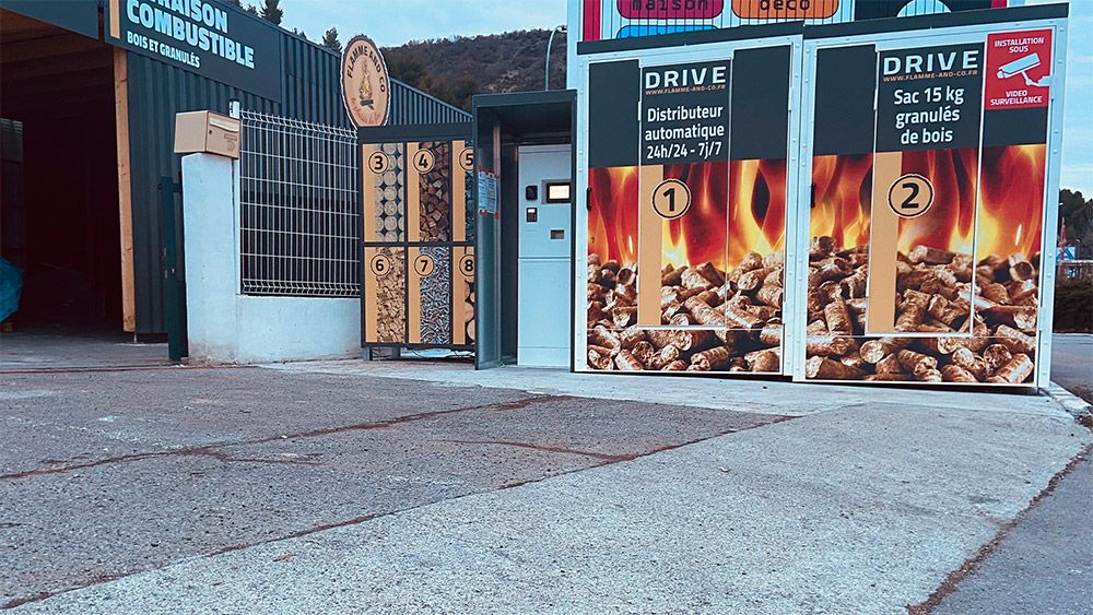 Pellets drive Digne-les-Bains