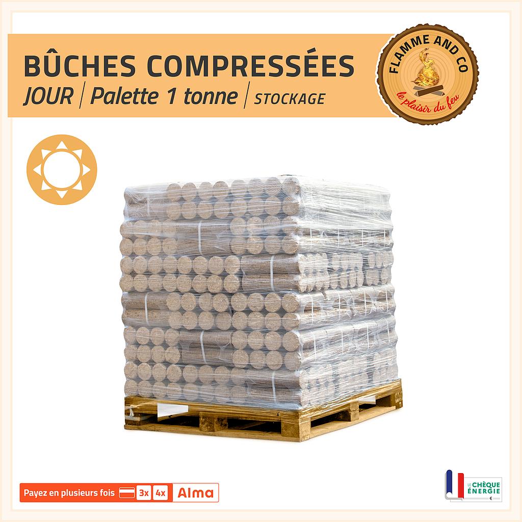66 paquets Bûches compressées de jour 15kgs