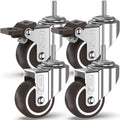 Lot de 4 roulettes pour brasero plancha Le Bouscatier