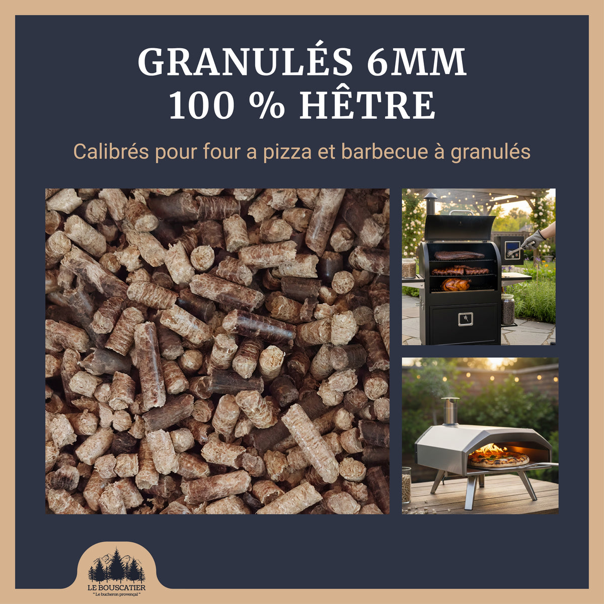 Granulés 100 % hêtre
