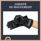 Gants anti-chaleur en cuir