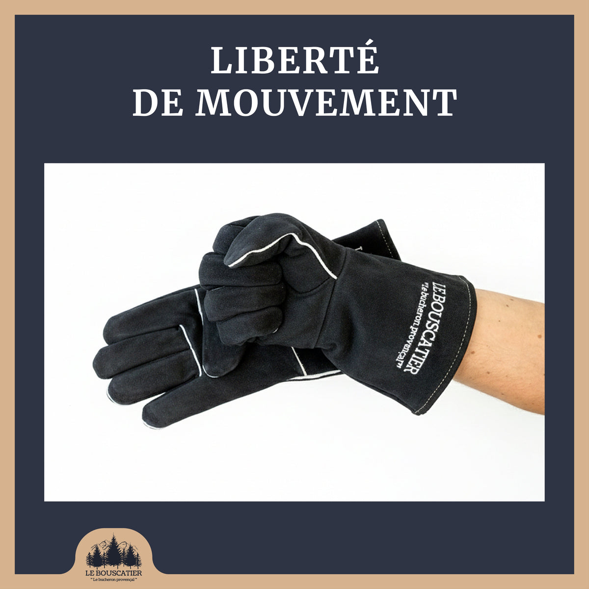Gants anti-chaleur en cuir
