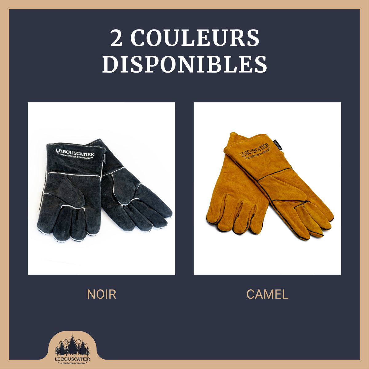 Gants anti-chaleur en cuir
