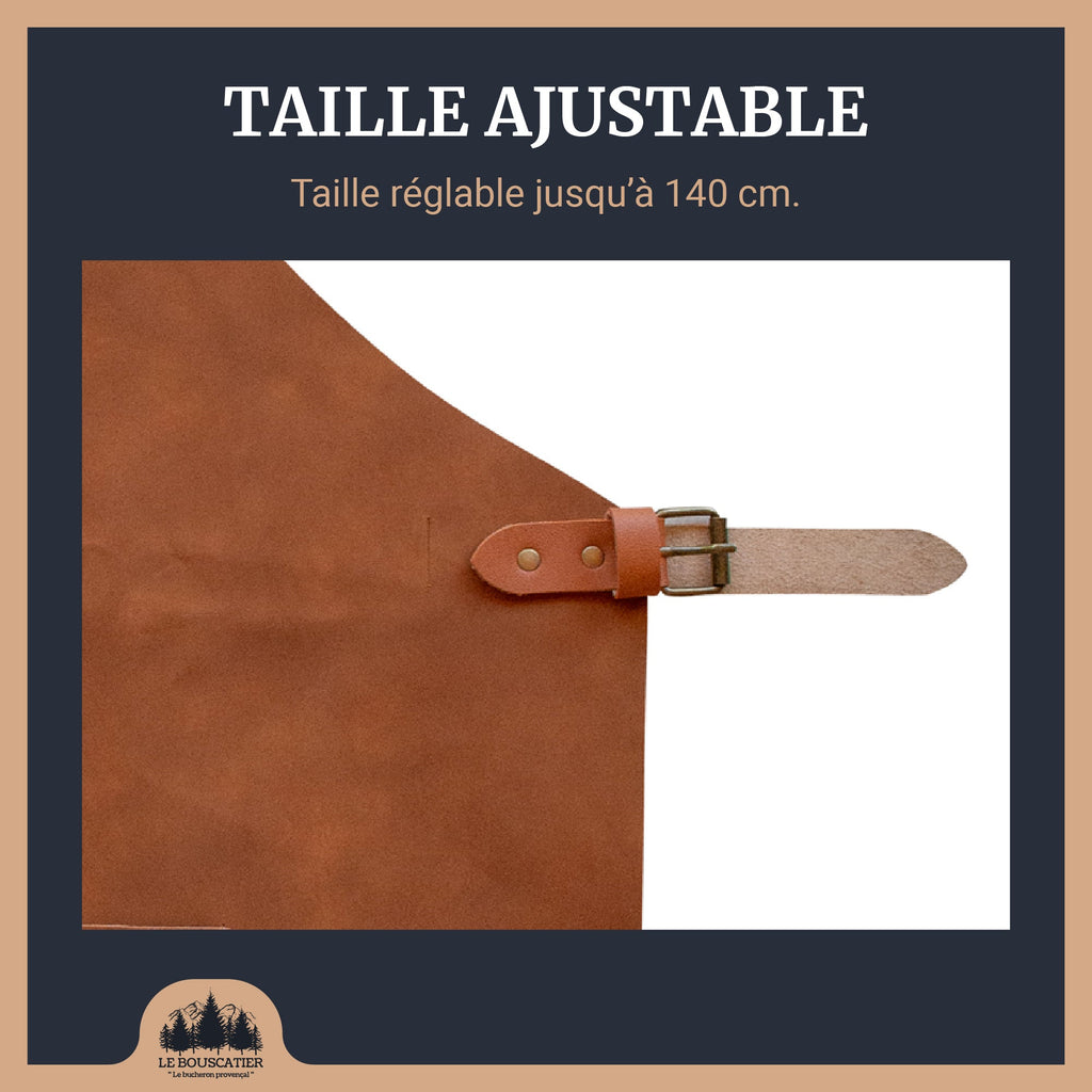 Tablier de cuisine en cuir