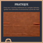 Tablier de cuisine en cuir