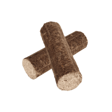 Bûche compressée de jour