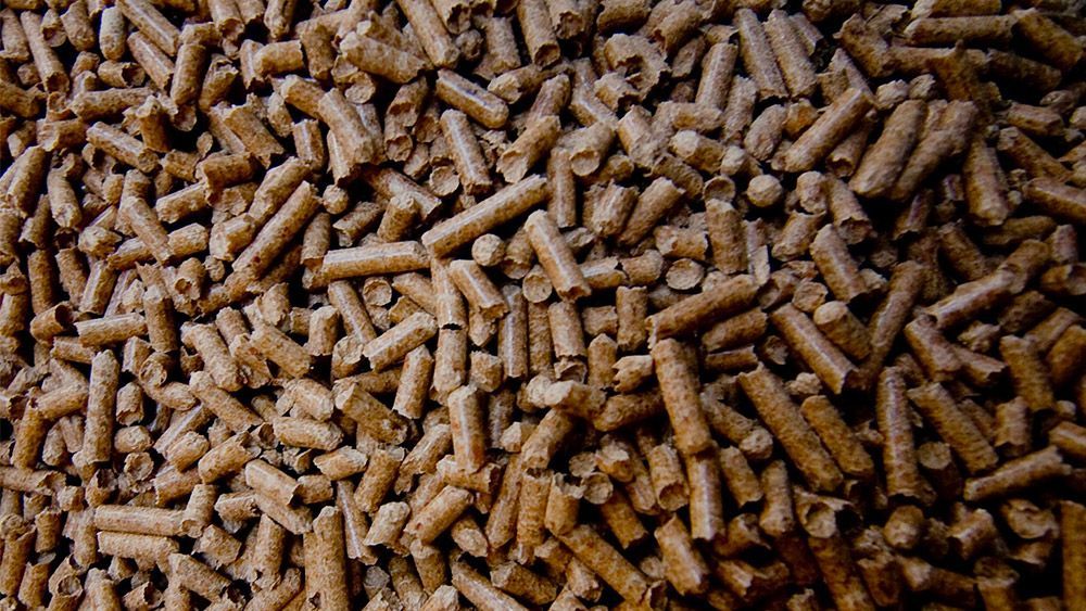 Granulés de bois en vrac