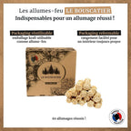 Allume-feu en laine de bois 100 % naturel — Le Bouscatier