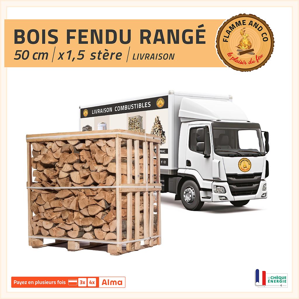 Box de bois fendu