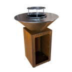 Lou Bouscarian Rond diam 74cm - Brasero en Corten Le Bouscatier