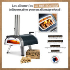 Allume-feu en laine de bois 100 % naturel — Le Bouscatier