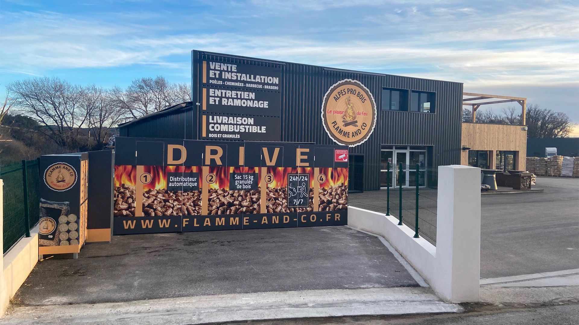 Drive de granulés en libre-service