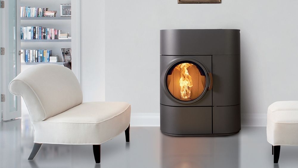 Poêle mixte bois et granulés Clou Duo — Austroflamm