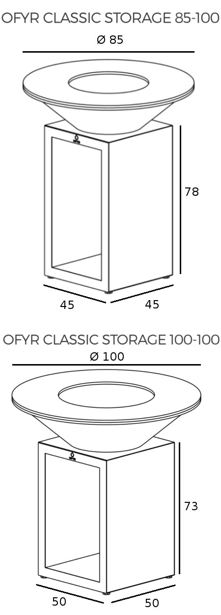 OFYR Classic Storage Black 85