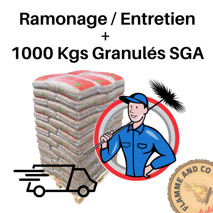 Pack entretien + 1000Kgs de SGA livraison incluse